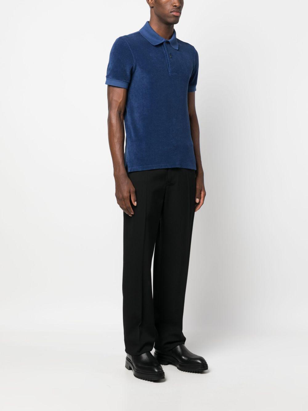 towelling-finish polo shirt Product Image