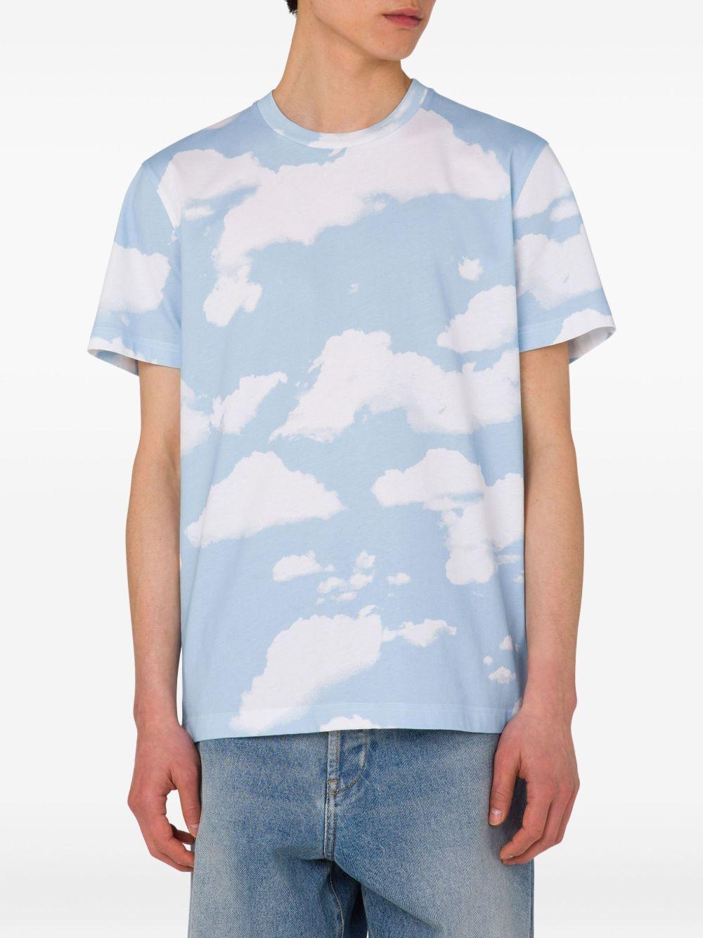 cloud-print T-shirt Product Image