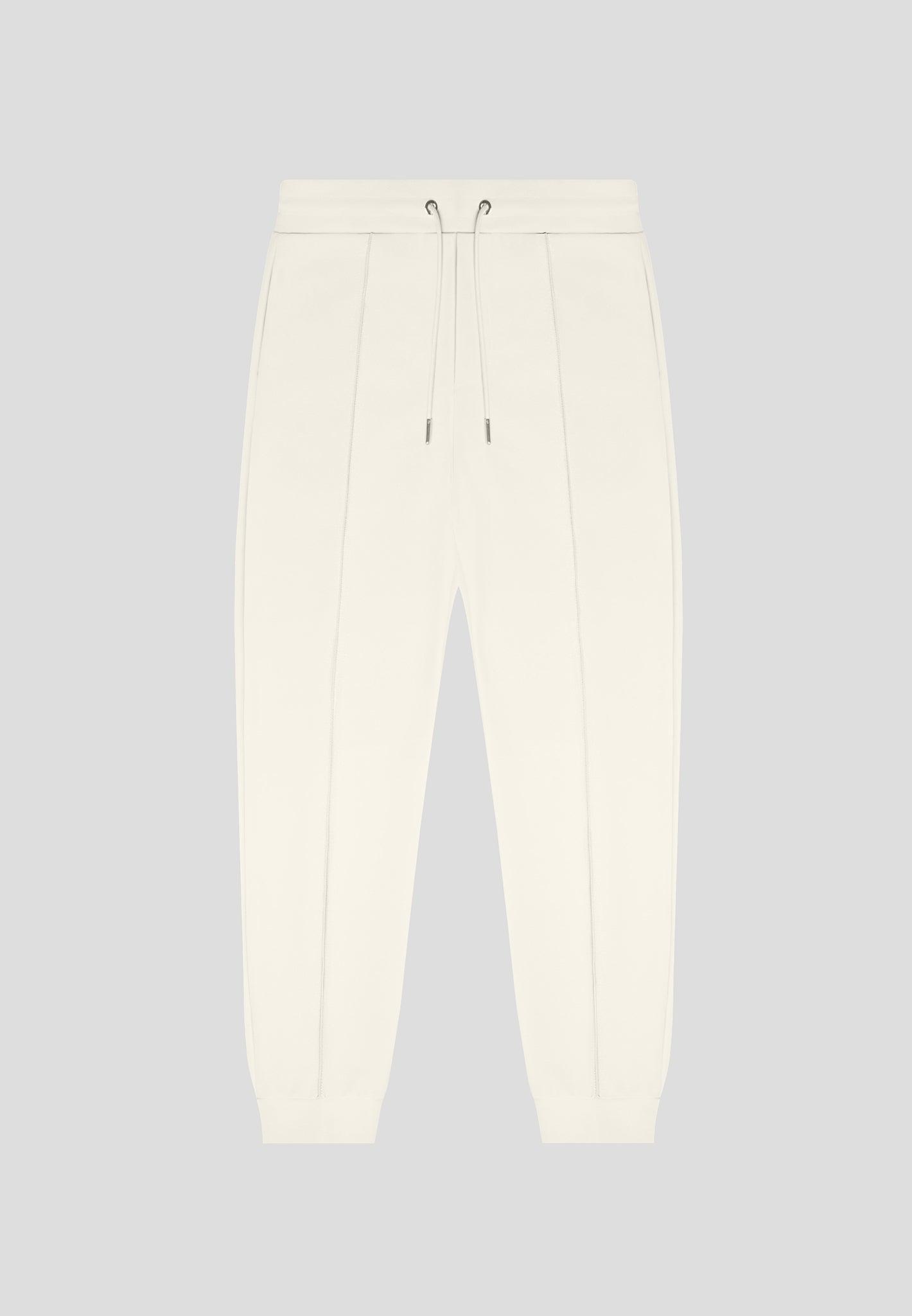 Éternel Neoprene Tapered Fit Pintuck Joggers  - Stone Male Product Image
