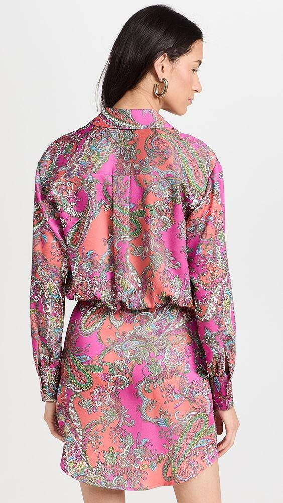L'AGENCE Demetria Mini Shirtdress | Shopbop Product Image