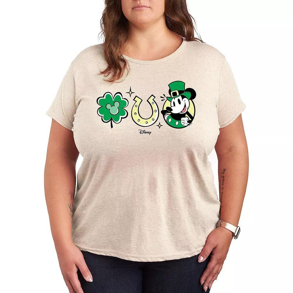 Plus Vintage Mermaid Graphic Tee, Womens Grey Green Product Image