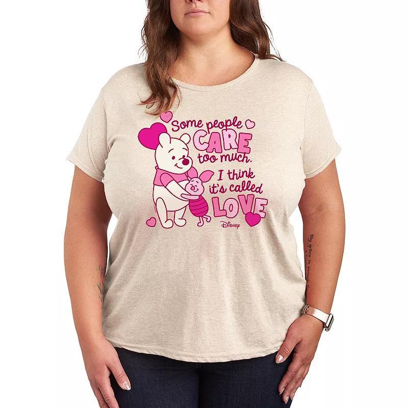 Disneys Mickey & Minnie Mouse Plus Size Spring Collegiate Graphic Tee, Womens Product Image