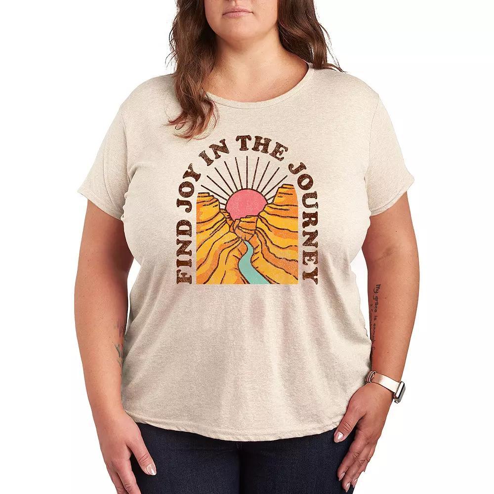 Plus Find Joy In The Journey Graphic Tee, Womens Product Image