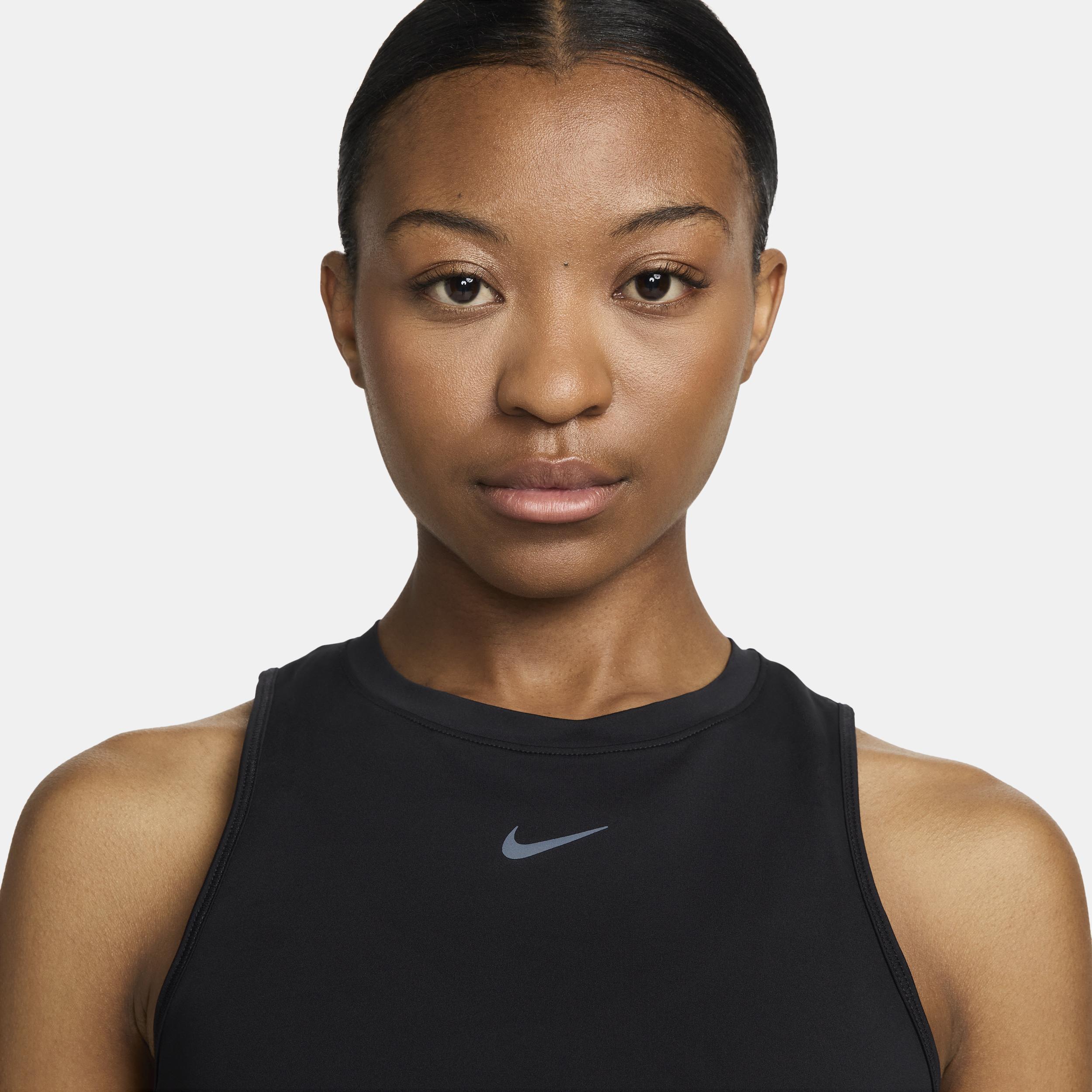 Women's Nike One Dri-FIT Classic Tank Top, Size: Large, Black Product Image