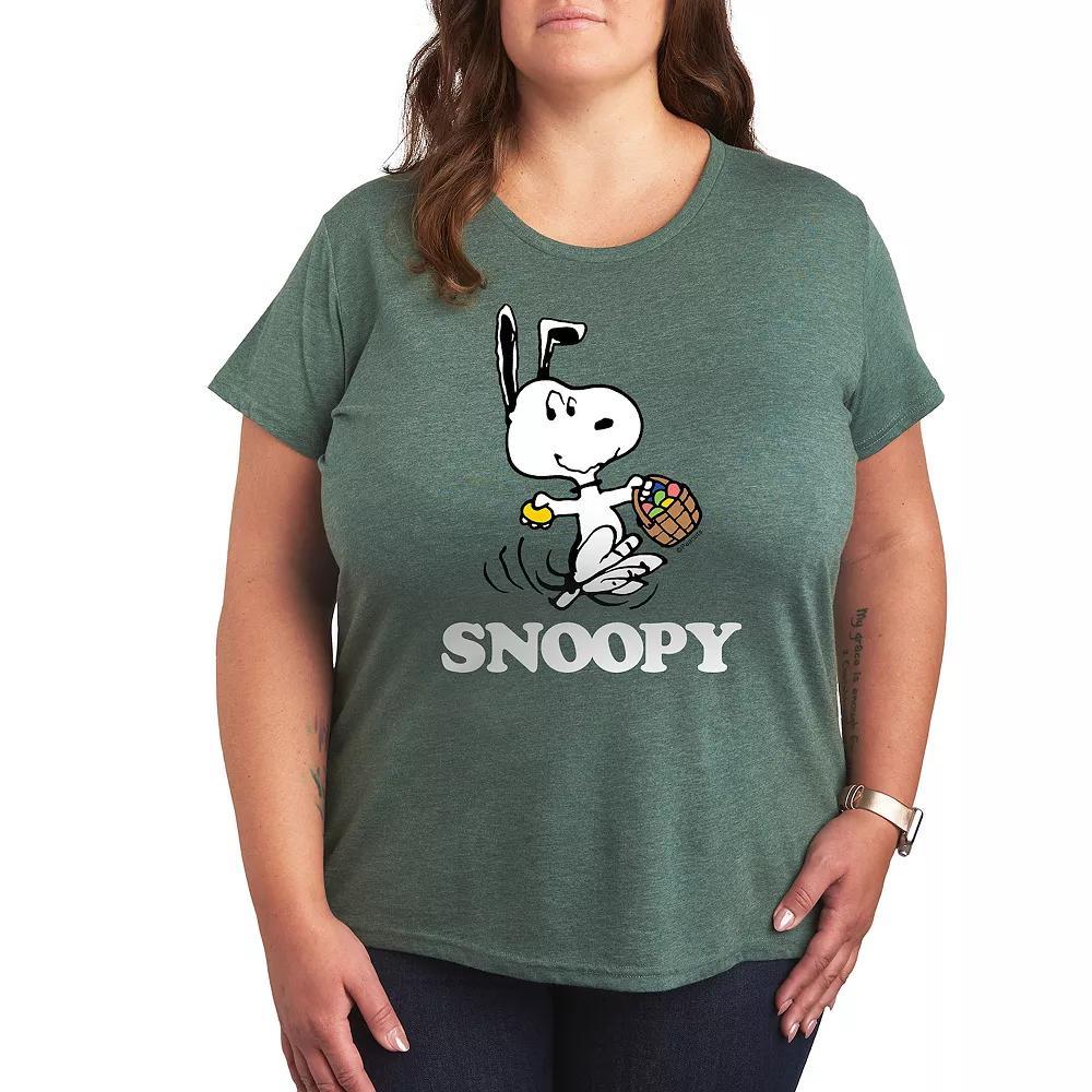 Plus Be Kind Graphic Tee, Womens Grey Green Product Image