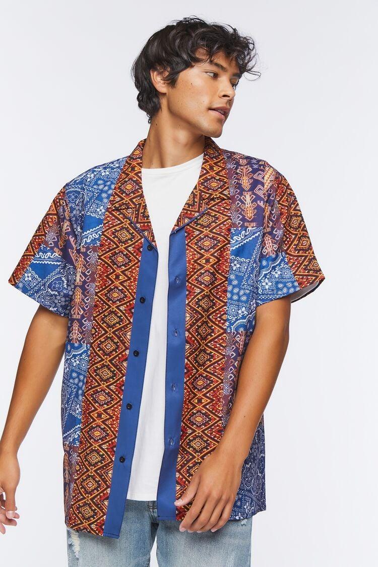 Ornate Paisley Print Shirt | Forever 21 Product Image