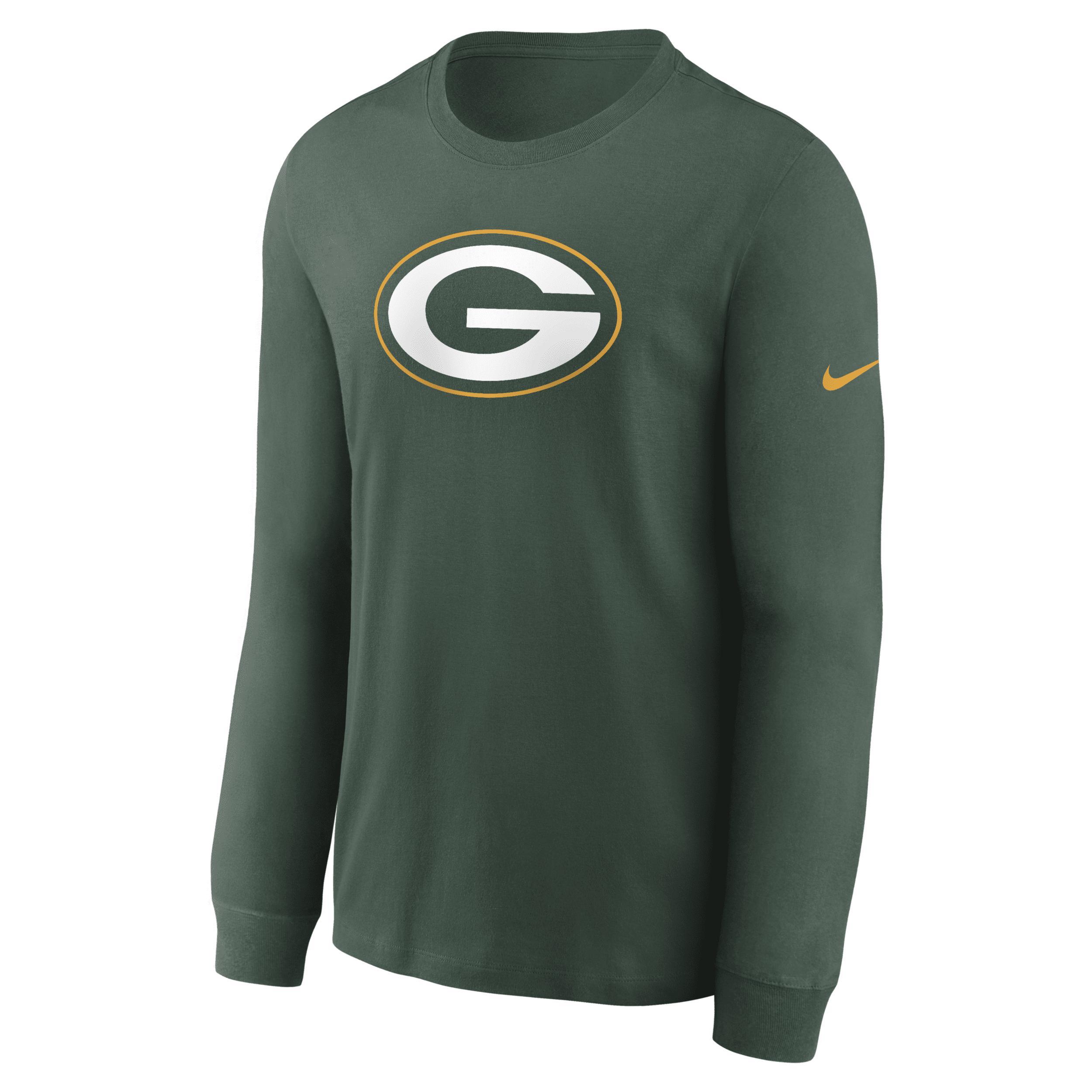 Men's Nike Green Green Bay Packers Primary Logo Long Sleeve T-Shirt, Size: 3XL Product Image