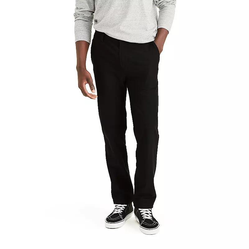 Big & Tall Dockers® Straight-Fit Smart 360 Knit™ Comfort Knit Chinos, Men's, Size: 46X34, Mineral Black Product Image