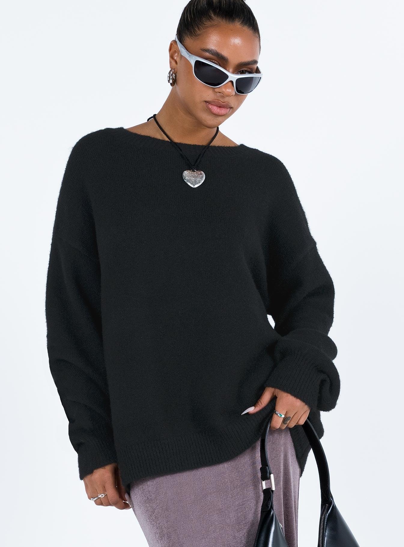 Ryanna Sweater Black Product Image