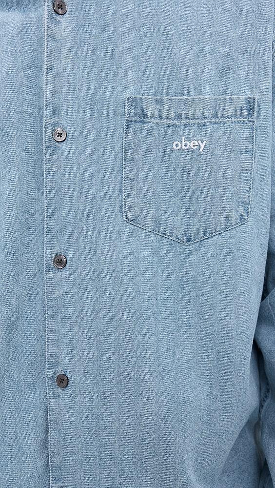 Obey Logan Denim Shirt | Shopbop Product Image