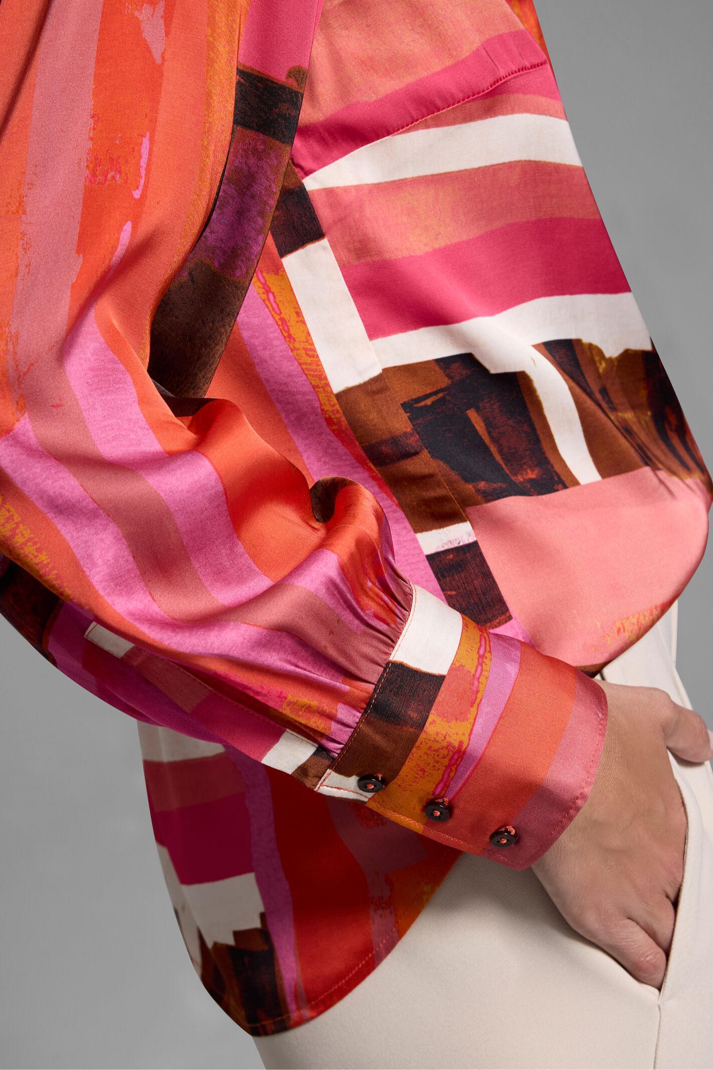 Artful Blocks Glossy Blouse Product Image