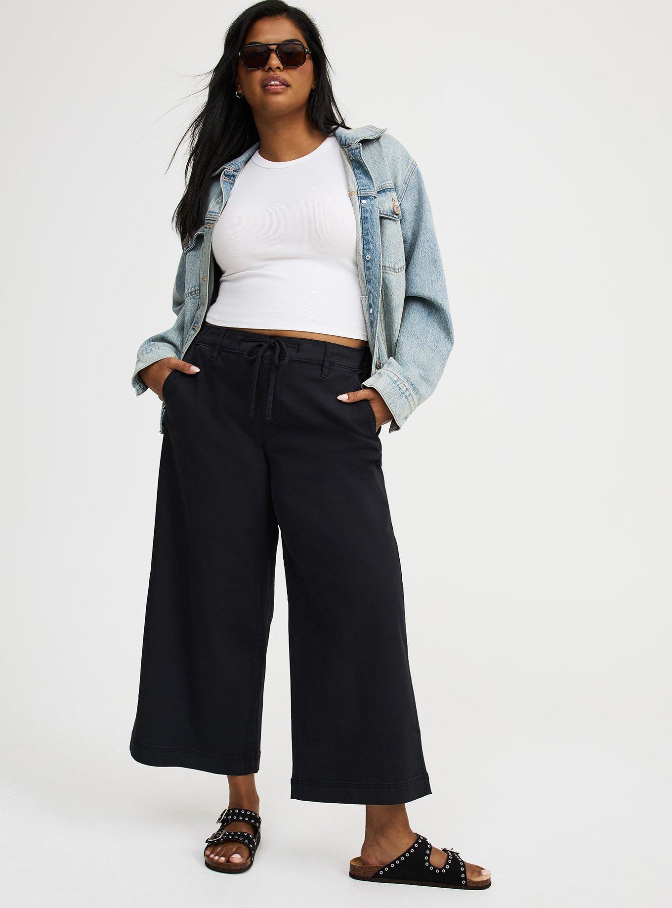 Weekend Wide Leg Ankle Crop Pants Product Image