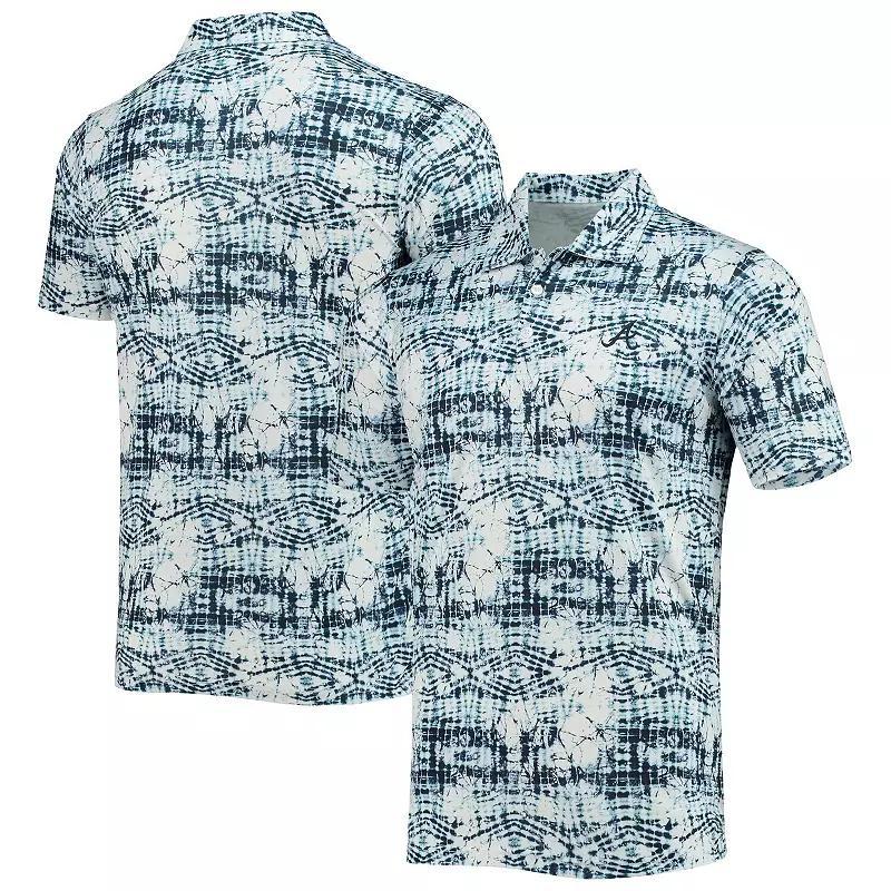 Mens Antigua Atlanta Braves Vivid Polo Blue Product Image