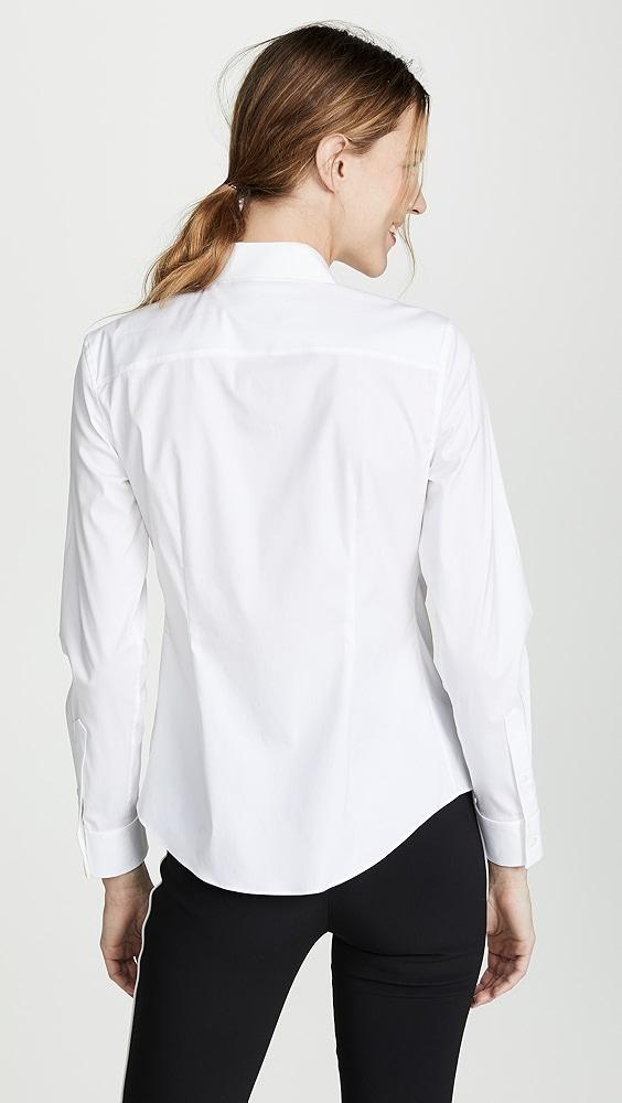 Theory Luxe Tenia Button Down Blouse | Shopbop Product Image