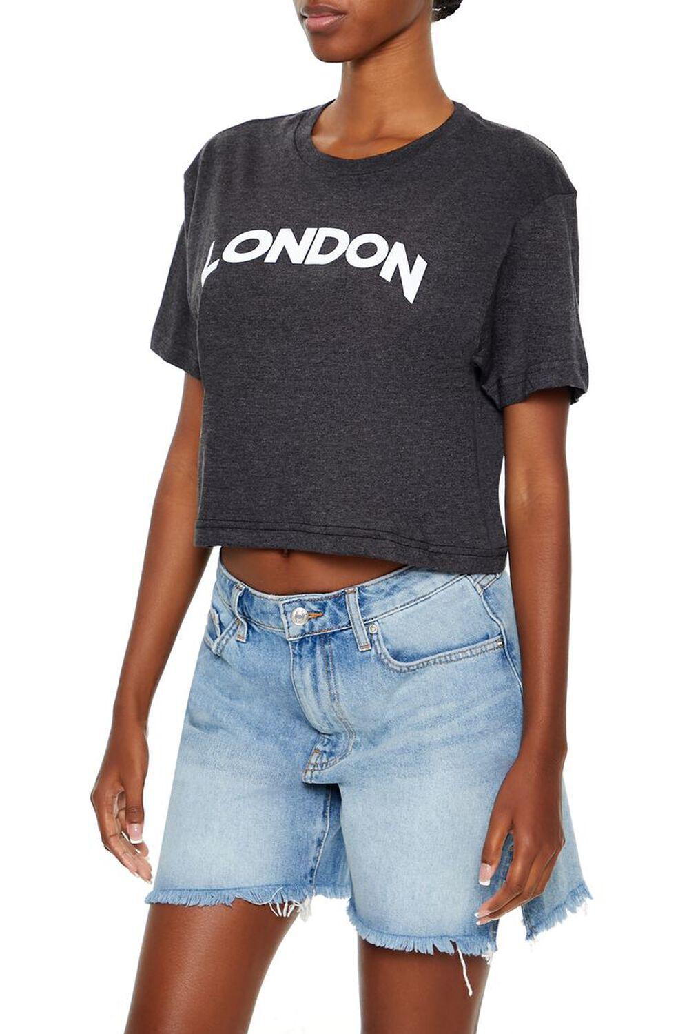 London Graphic Cropped Tee | Forever 21 Product Image