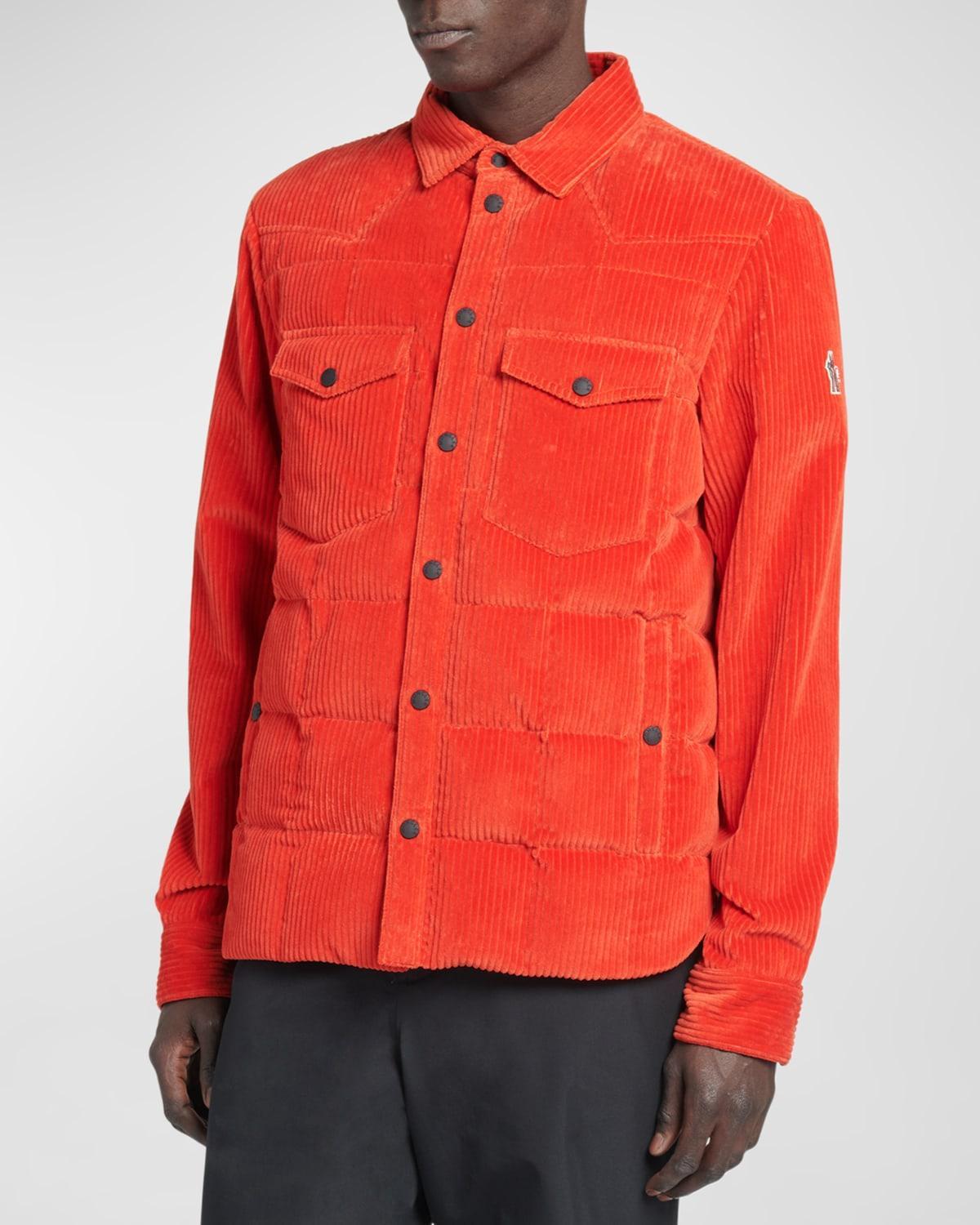Mens Gelt Padded Corduroy Overshirt Product Image