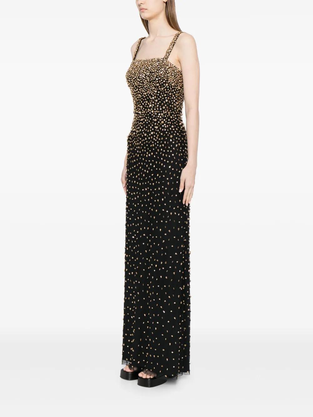 Cherry embellished gown Product Image