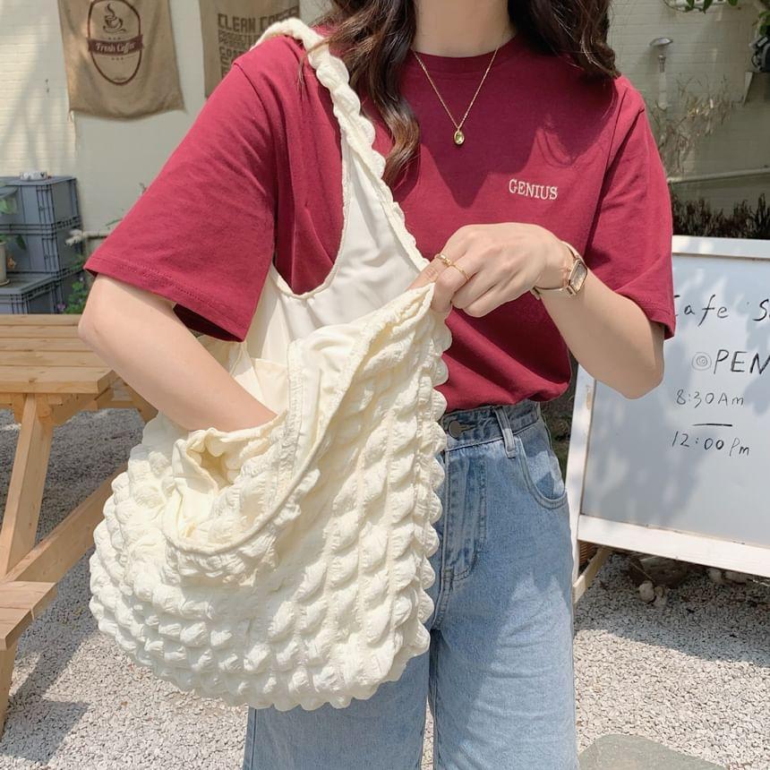 Puffed Plain Tote Bag Product Image