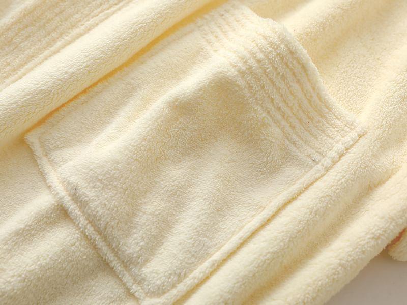 Couple Matching Plain Tie Front Robe (Various Designs) Product Image
