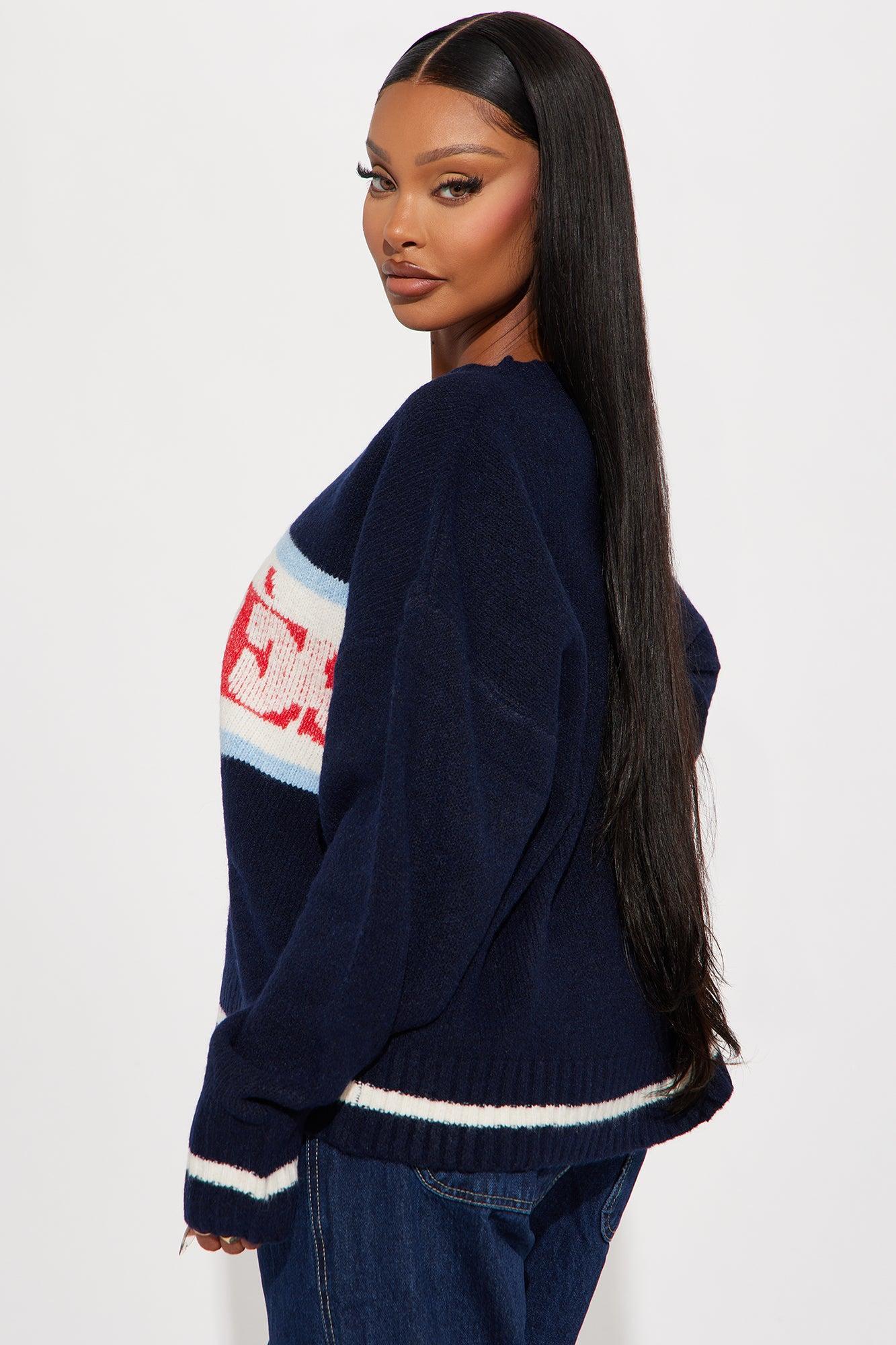 Apres Always Sweater - Navy/combo Product Image