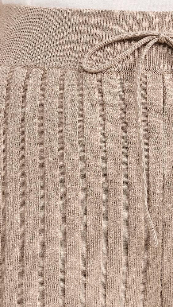 Varley Simeon Wide Rib Knit Trousers | Shopbop Product Image