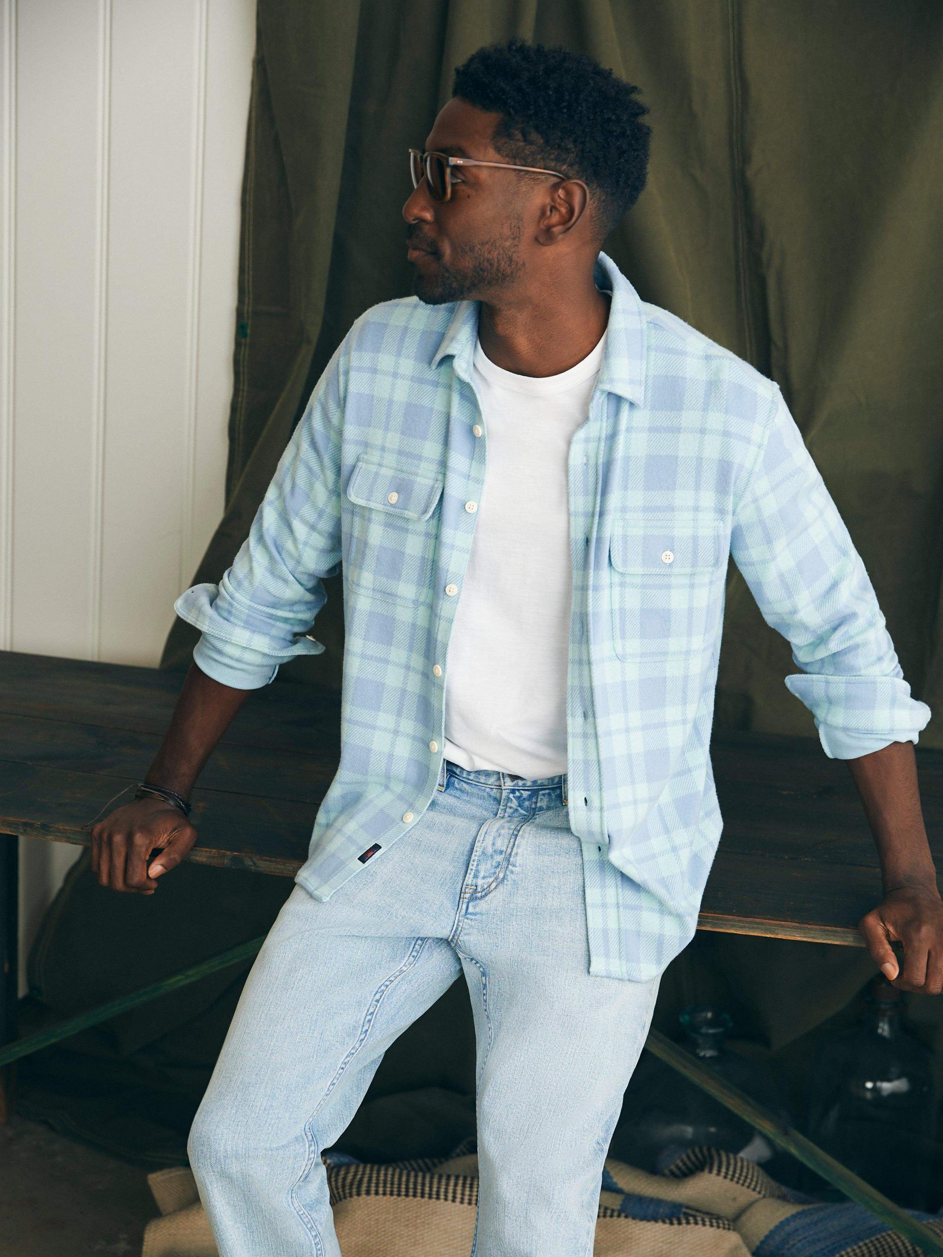 Legend™ Sweater Shirt (Tall) - Clearwater Coast Plaid Male Product Image