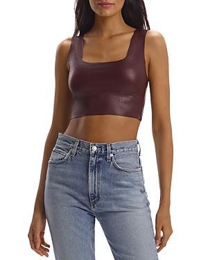 Commando Faux Leather Crop Top Product Image