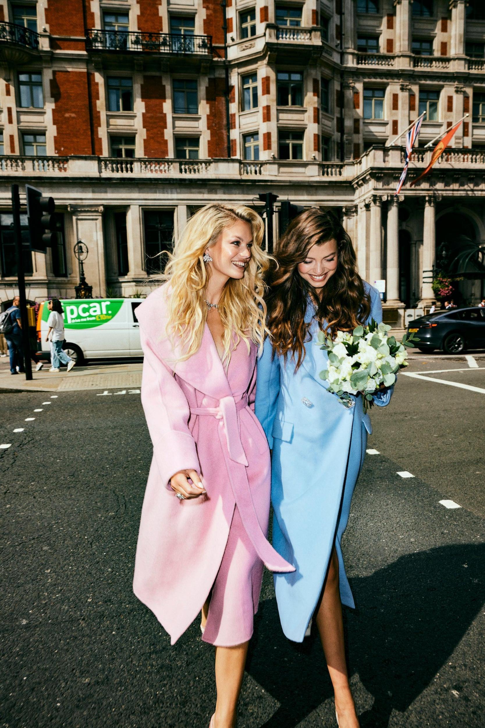Emmeline Lapel Coat (Pink) (Final Sale) Product Image