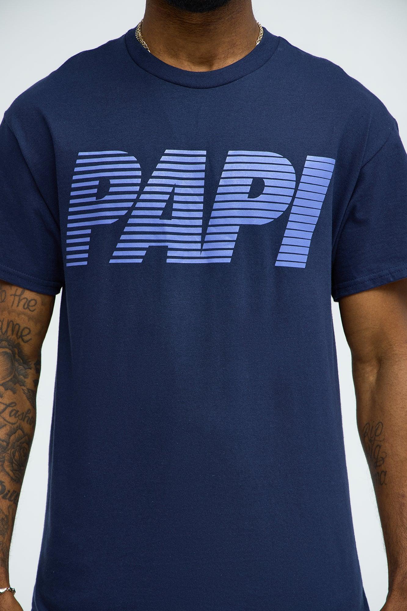 Papi Sport Mens Short Sleeve Tee - Navy Product Image