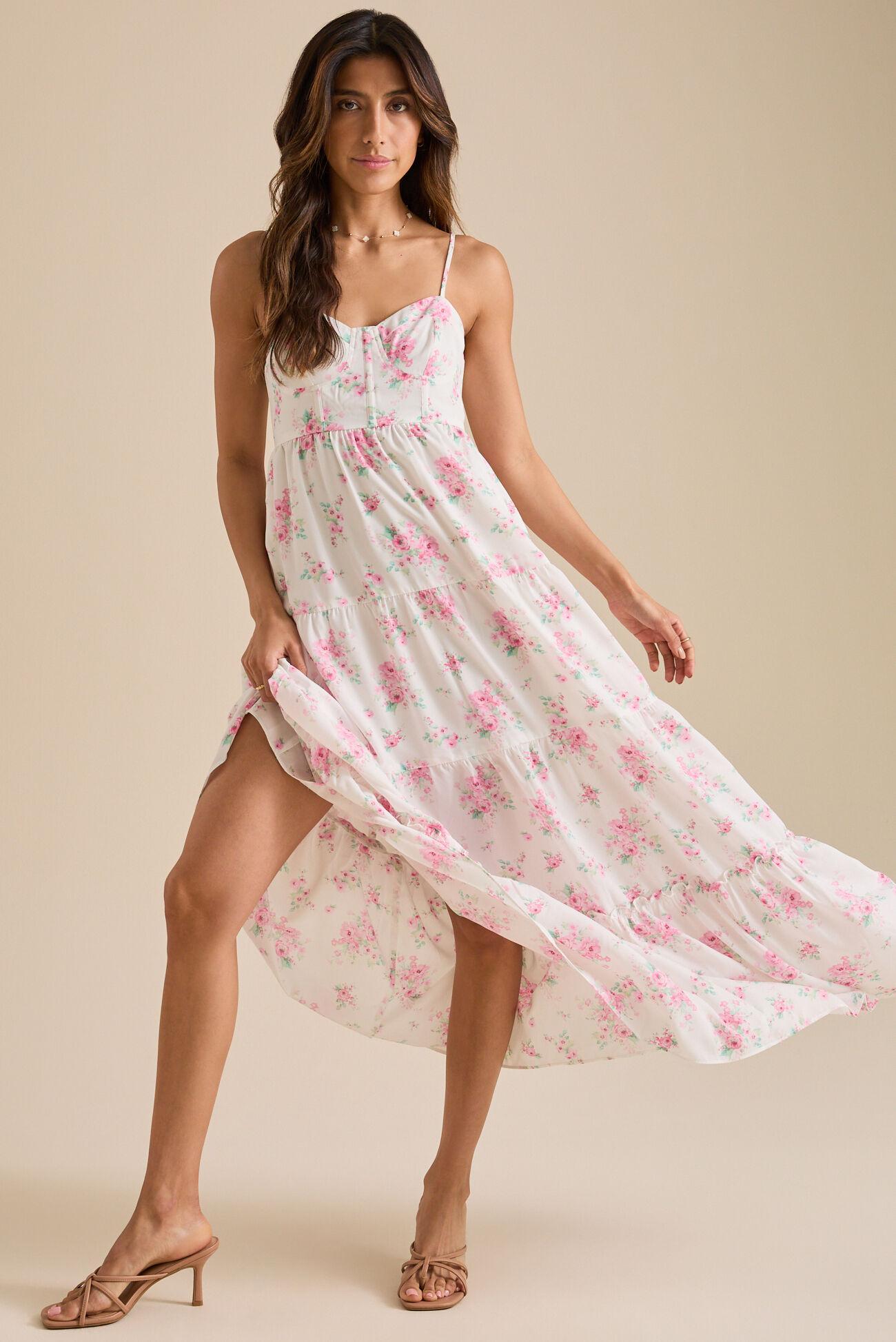 Zandry Floral Maxi Dress Product Image