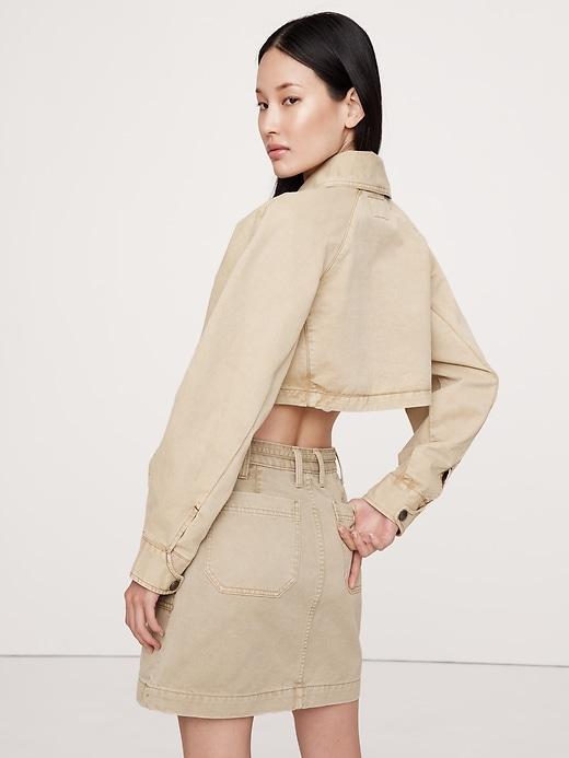 Ultra-Cropped Cotton Jacket Product Image