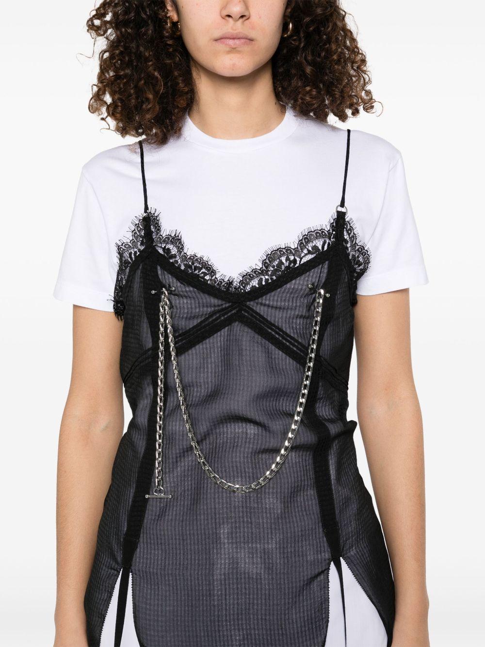 Pierced Apron dress Product Image