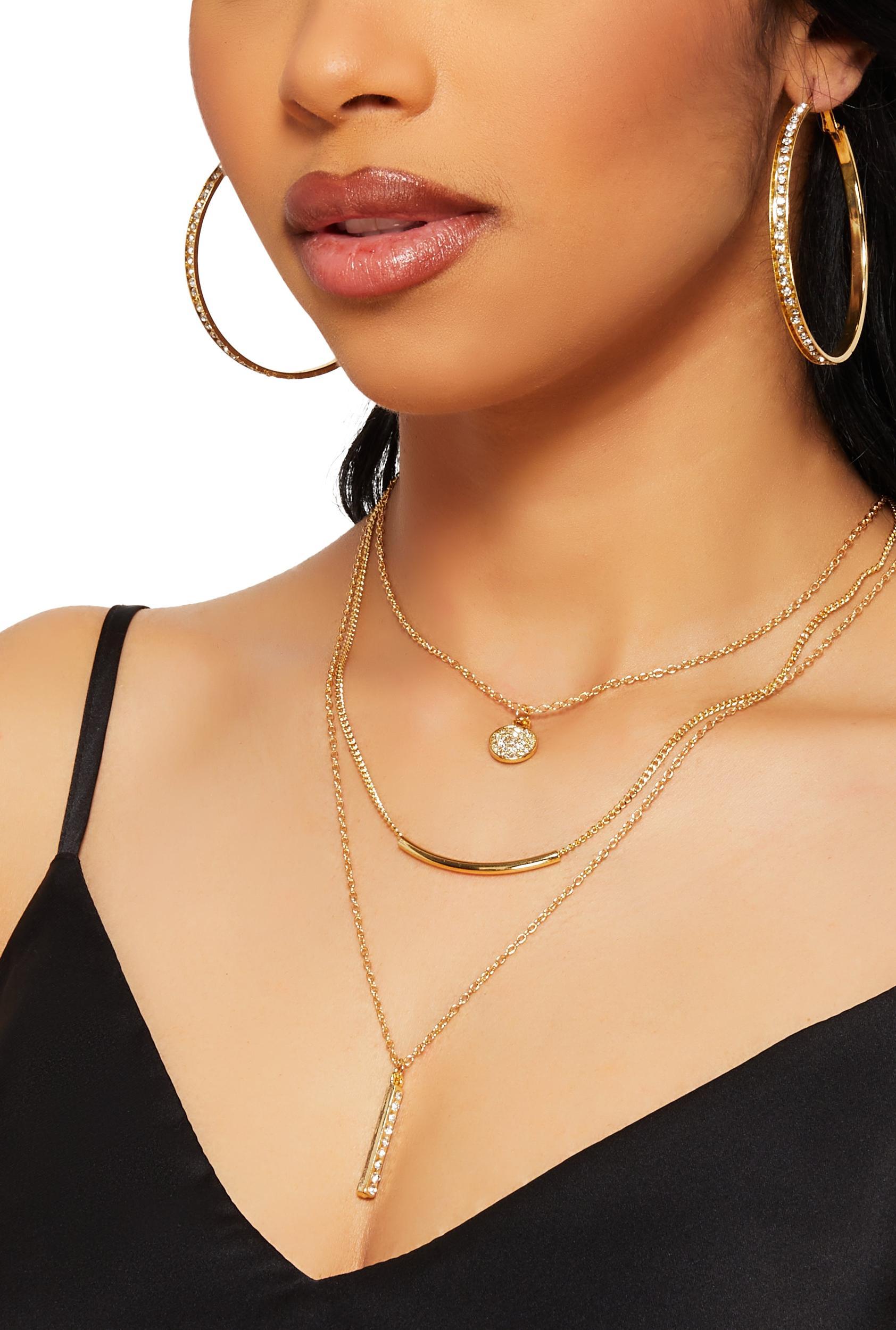 Faux Pearl Beaded Stretch Bracelets Set of 5 Female Product Image