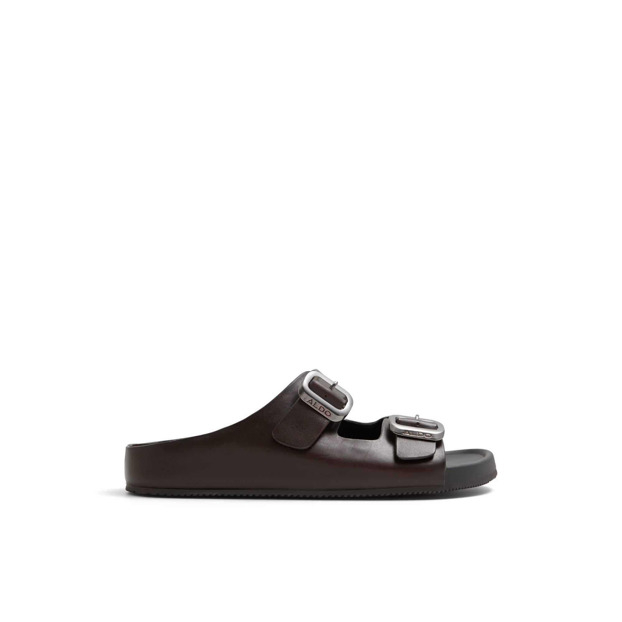 ALDO Kennebunk - Men's Slide Sandals - Brown, Size 7 Product Image