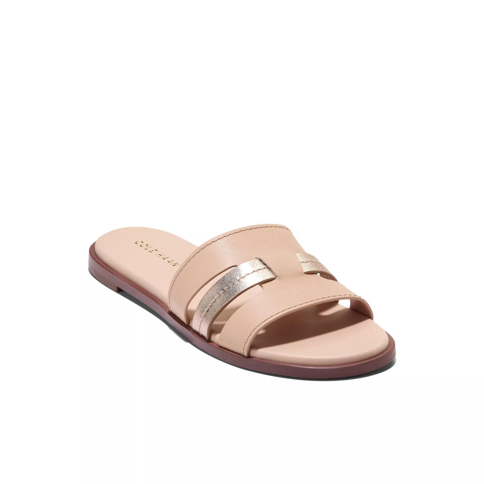 Cole Haan Flynn Women's Slide Sandals, Size: 8.5, Porcelain Rose Gold Product Image