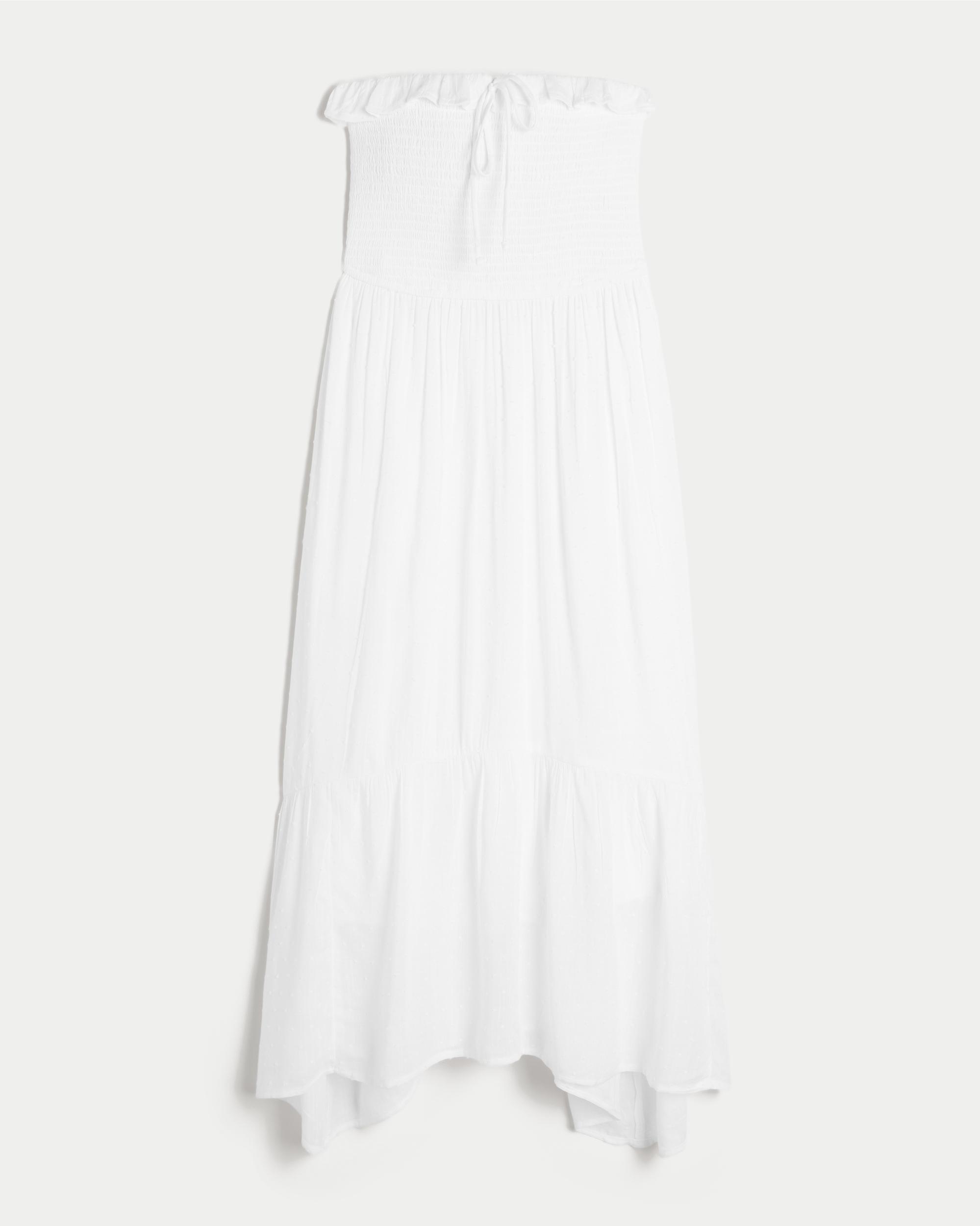Strapless Smocked Maxi Dress Product Image