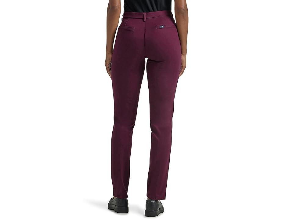 Women's Lee® Ultra Lux Comfort Any Wear Straight-Leg Pants, Size: 8 Avg/Reg, Rodeo Product Image
