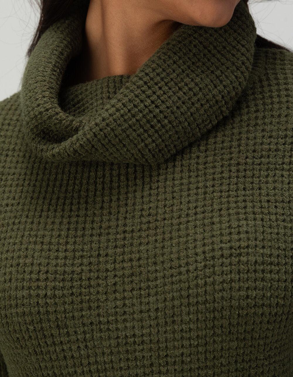 LULUS Casual Coziness Womens Oversized Sweater - OLIVE Product Image