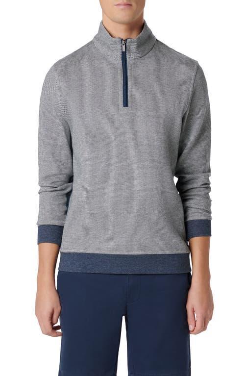 Mens Cotton-Blend Quarter-Zip Sweatshirt Product Image
