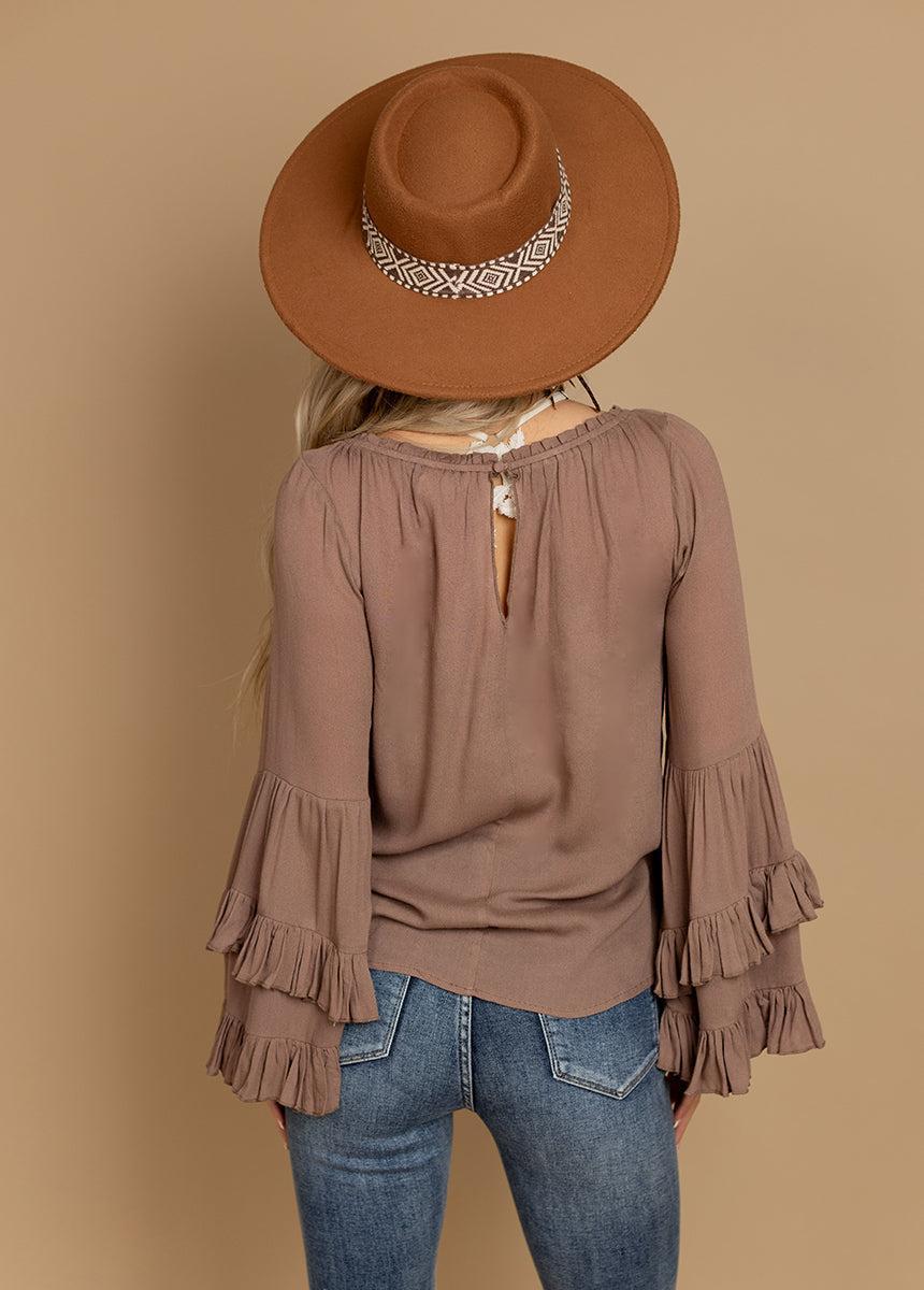 Devina Top in Light Mahogany Female Product Image