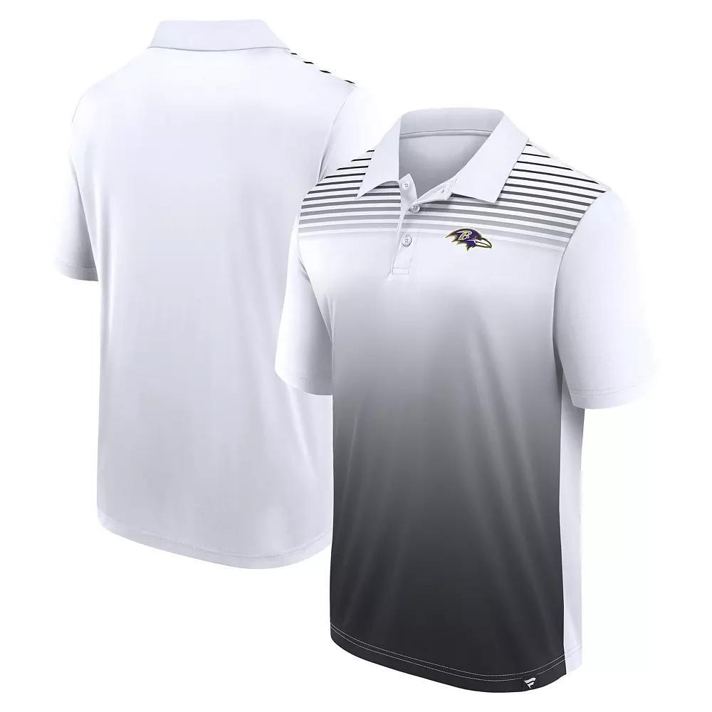 Men's White/Navy Denver Broncos Sandlot Game Polo, Size: 5XL Product Image