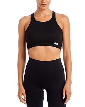 Alexander Wang Cotton Cropped Racerback Tank Top Product Image