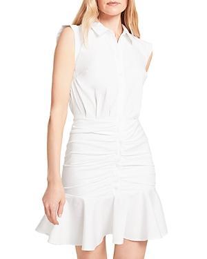 Veronica Beard Bell Ruched Shirtdress Product Image