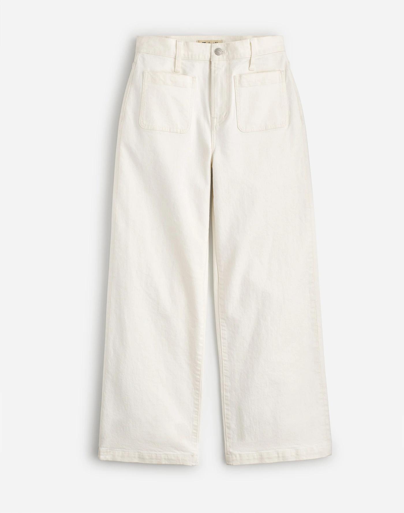 The Petite Emmett Wide-Leg Full Length Jean: Patch Pocket Edition Product Image