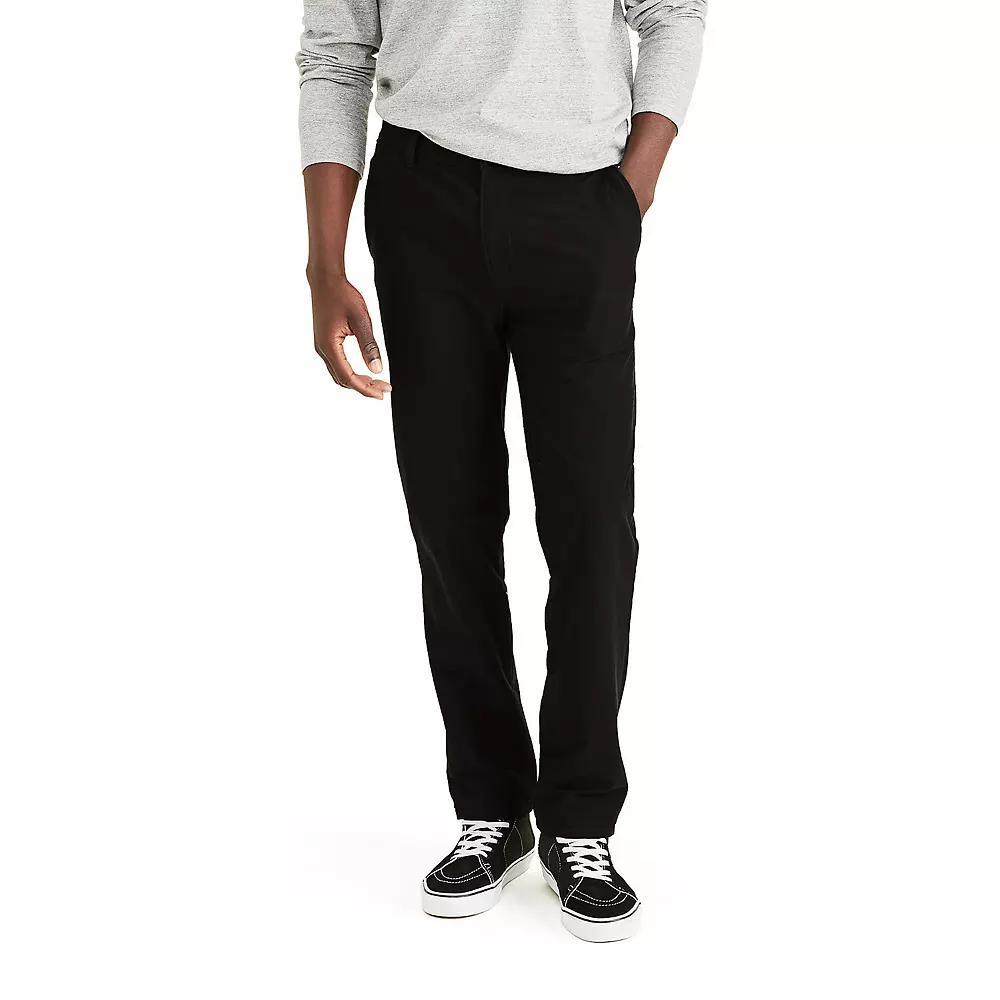 Big & Tall Dockers® Straight-Fit Smart 360 Knit™ Comfort Knit Chinos, Men's, Size: 46X34, Mineral Black Product Image