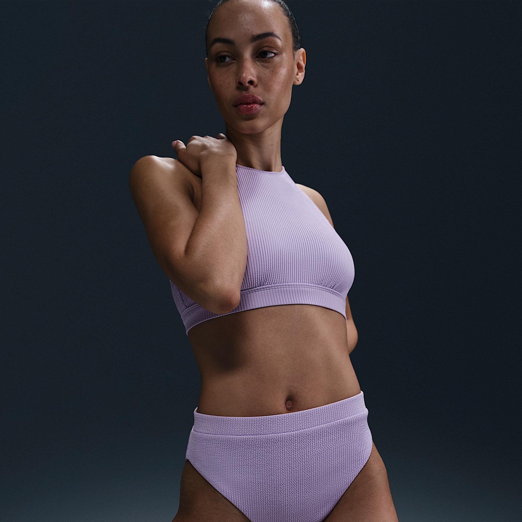 Nike Women's Swim Elevated Essential High-Waisted Bikini Bottom Product Image