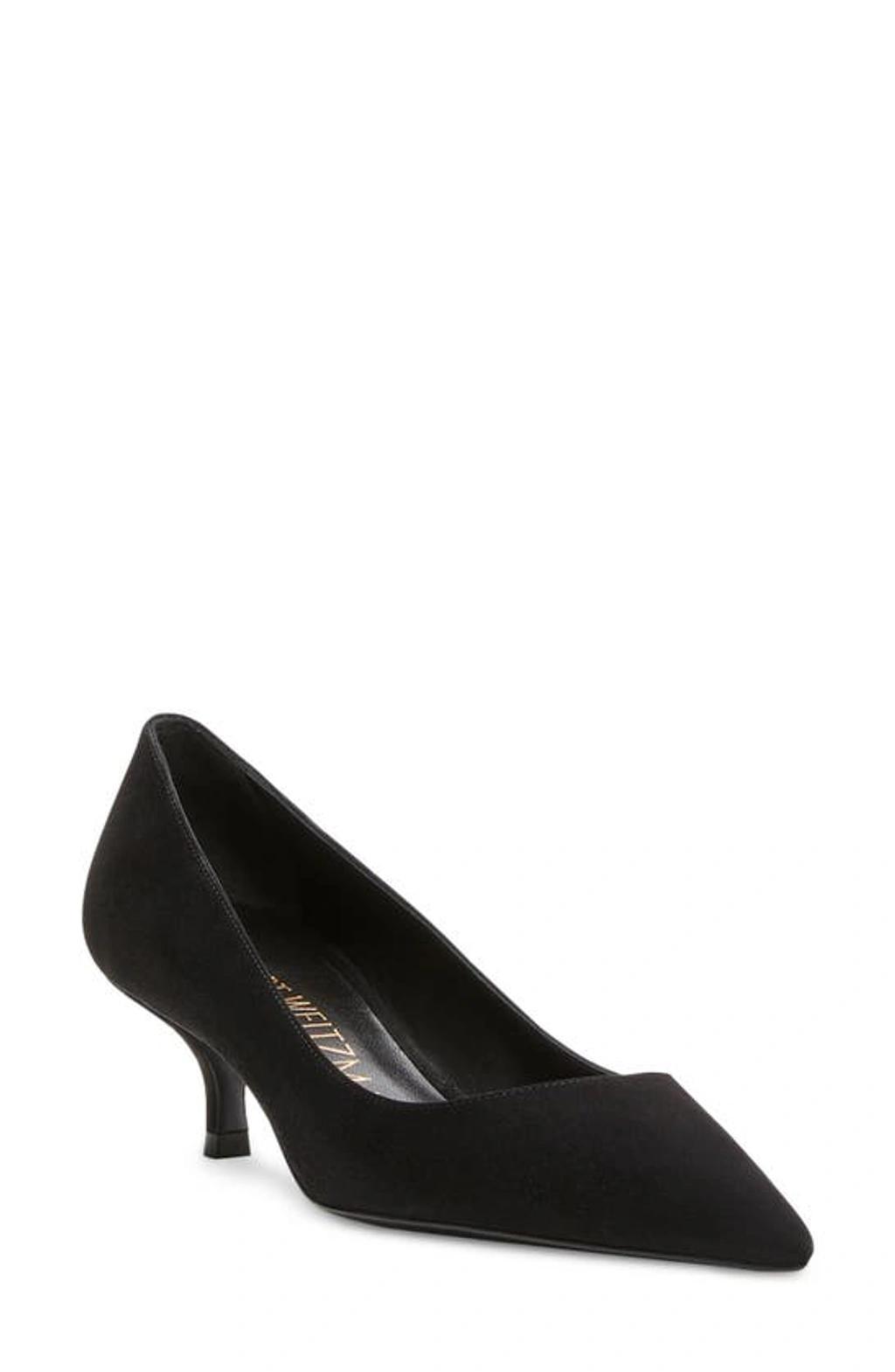 Womens Stuart 50MM Patent Leather Kitten-Heel Pumps Product Image