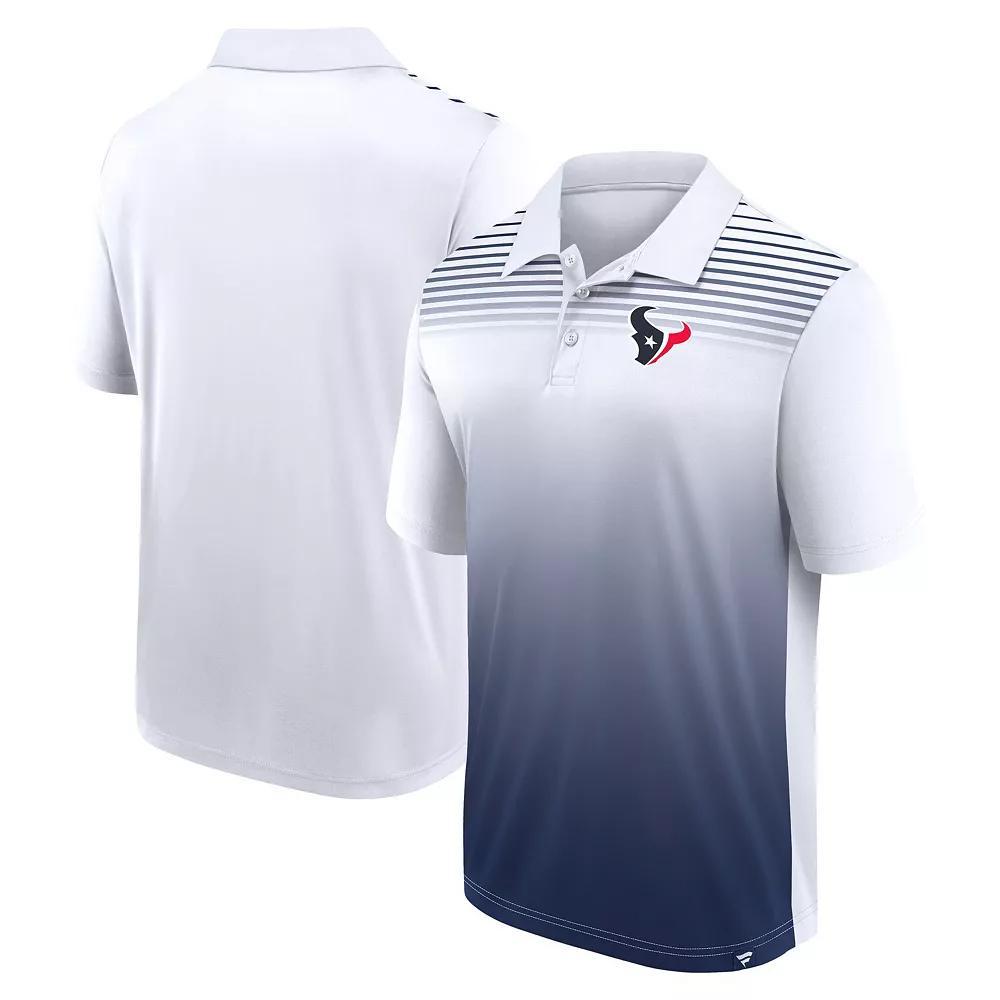 Men's White/Navy Denver Broncos Sandlot Game Polo, Size: 5XL Product Image