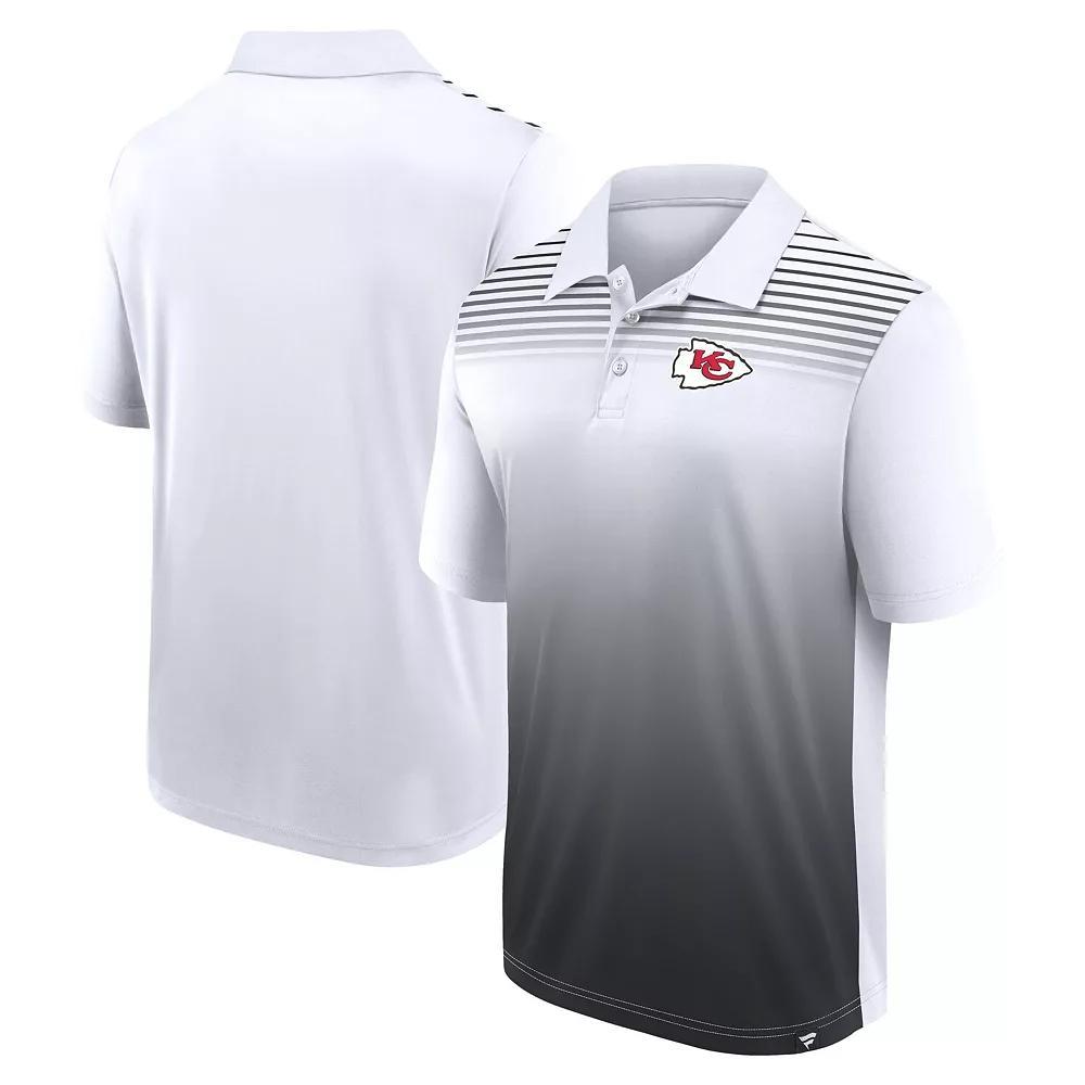 Men's White/Navy Denver Broncos Sandlot Game Polo, Size: 5XL Product Image