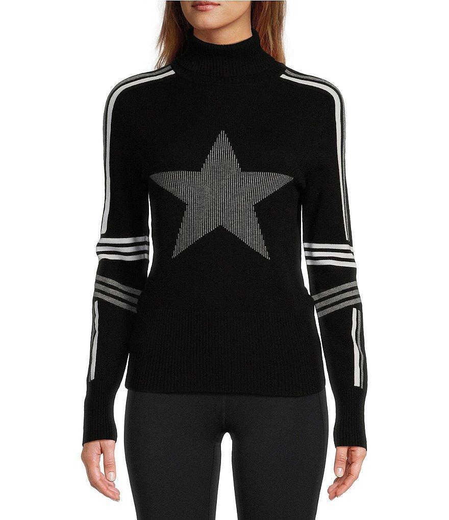 Antonio Melani Active Star Turtleneck Long Sleeve Statement Sweater Product Image